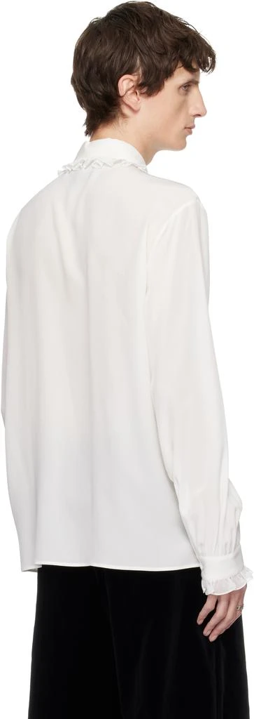 Valentino Off-White Crepe De Chine Shirt 3