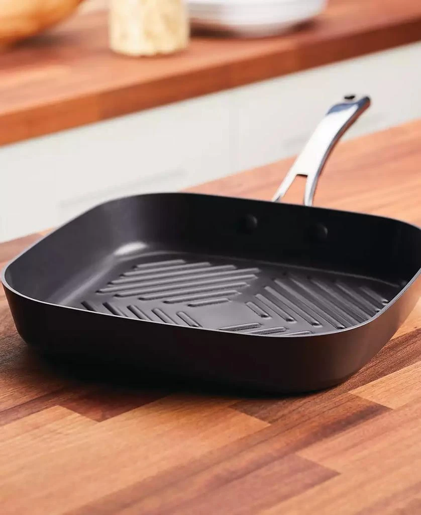 Rachael Ray Cook + Create Hard Anodized Nonstick Deep Grill Pan, 11" 4