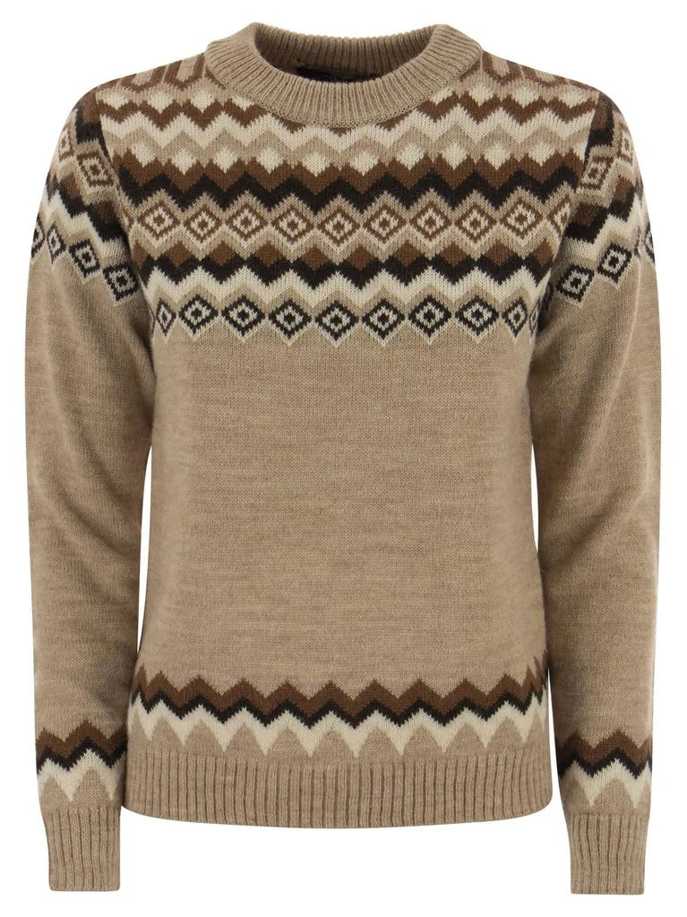 Weekend Max Mara Weekend Max Mara Jacquard Knitted Jumper 1