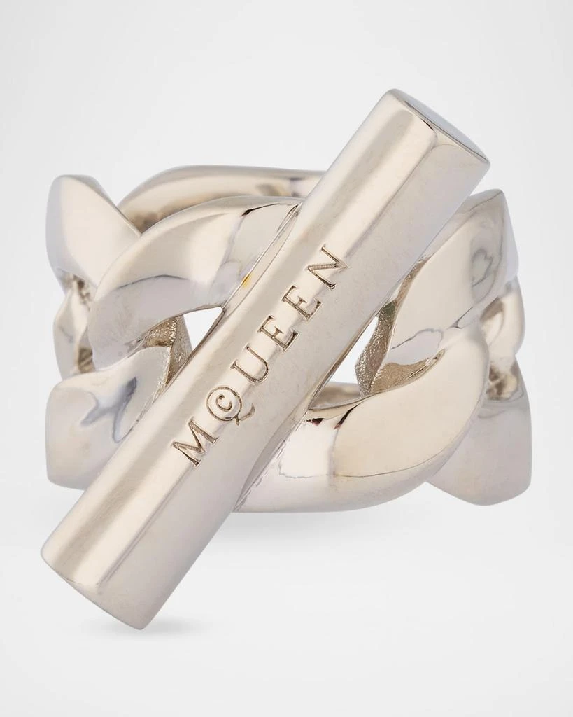 Alexander McQueen Men's Crossbar Ring 1