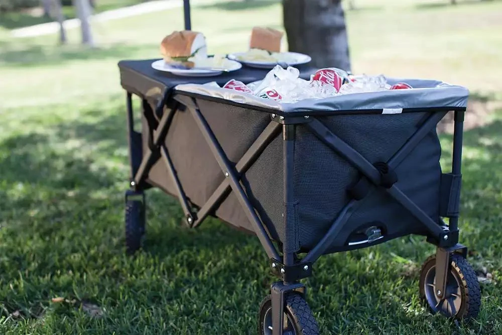 ONIVA by Picnic Time Adventure Wagon Elite Portable Utility Wagon with Table & Liner 9