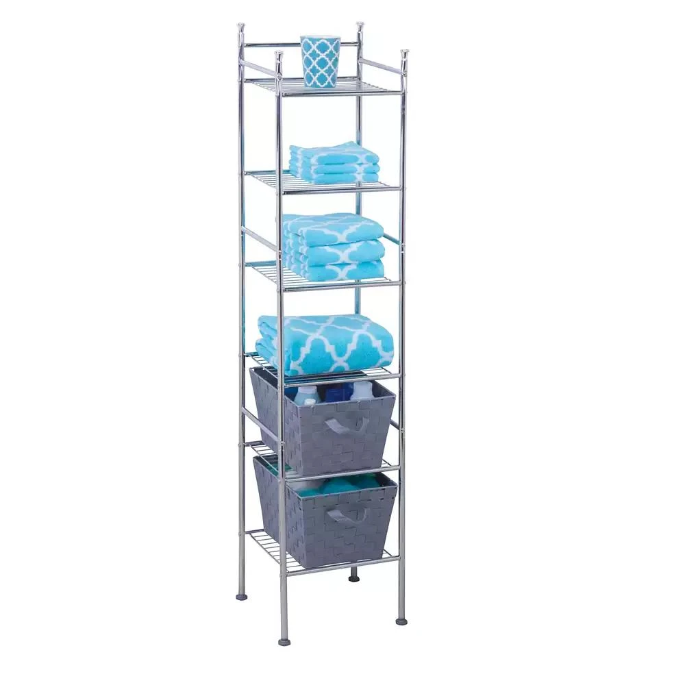 Honey Can Do 6-Tier Bathroom Storage Shelving Unit 1