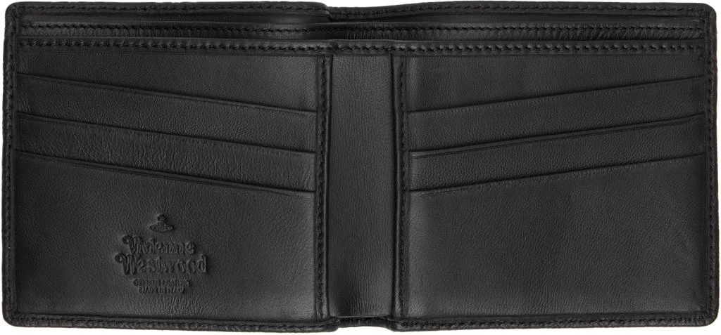 Vivienne Westwood Black Lambskin Man. Billfold Wallet 3