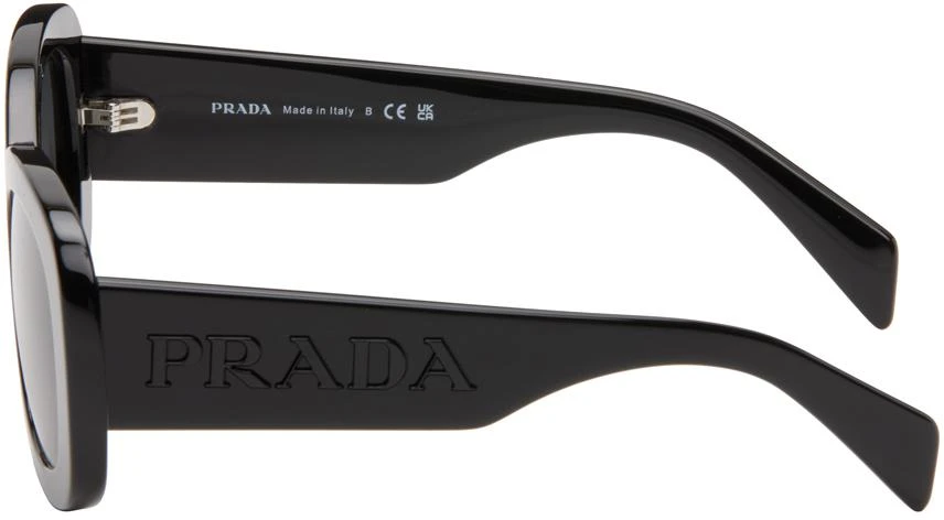 Prada Black Round Sunglasses 3