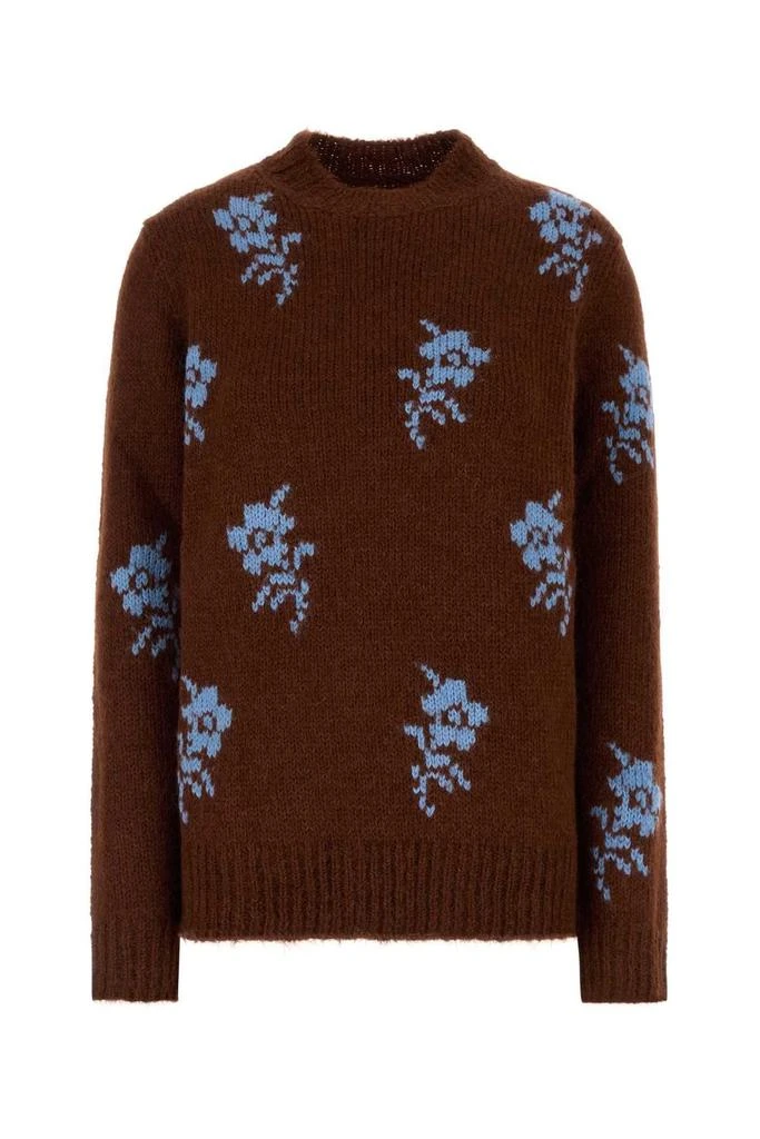 Jil Sander Jil Sander Floral Printed Crewneck Jumper from Cettire