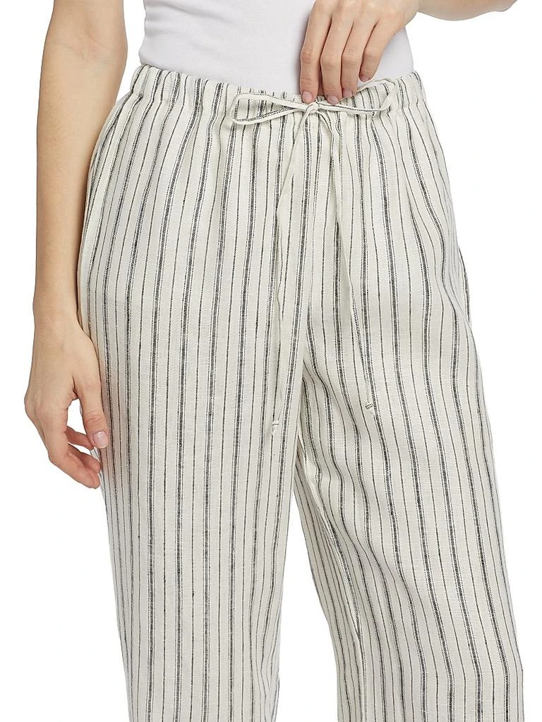 Reformation Olina Linen Striped Pants 6