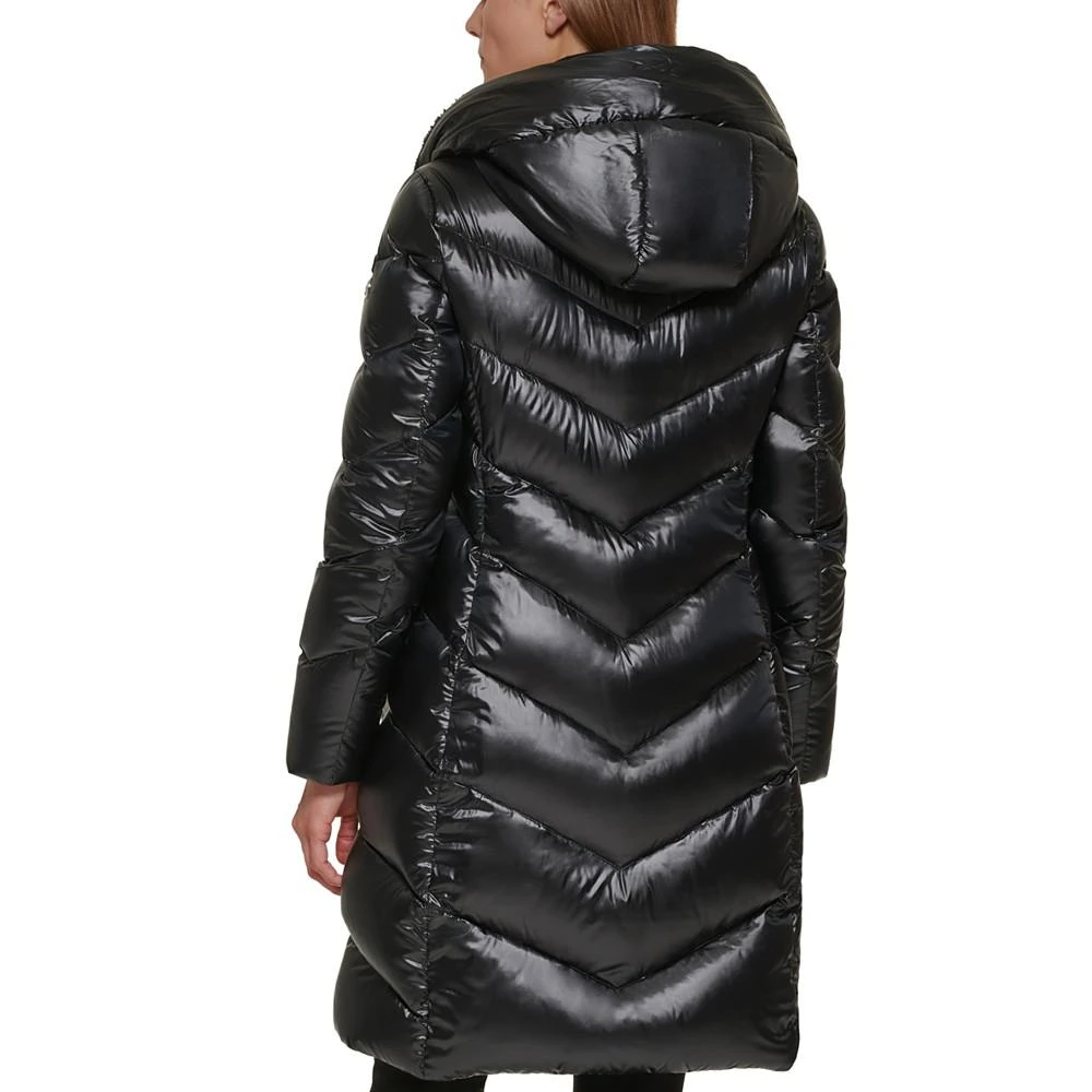 Calvin Klein Women's Faux-Fur-Lined Hooded Down Puffer Coat 2