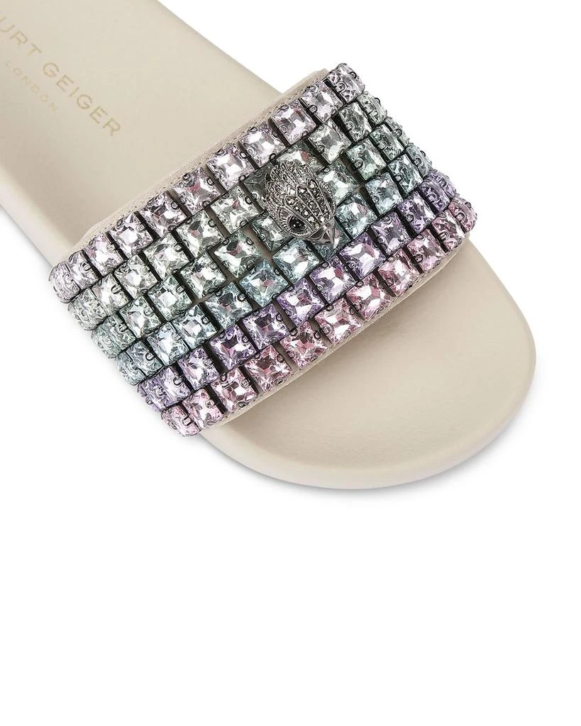 Kurt Geiger Women's Meena Eagle Jewel Slide Sandals 4