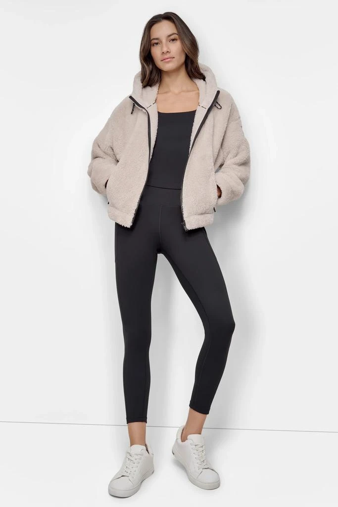 DKNY SHERPA FULL ZIP JACKET 5