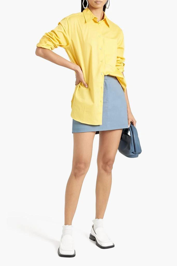 Tibi Twill mini skirt 2