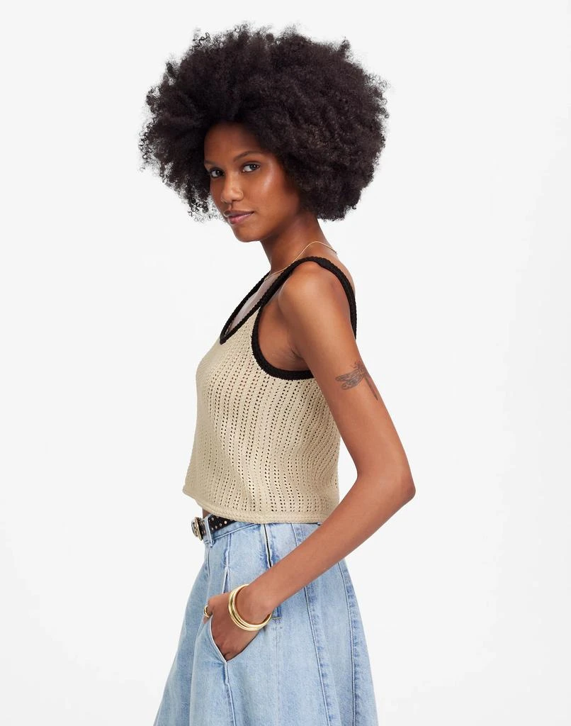 Madewell Open-Stitch Sweater Tank 3
