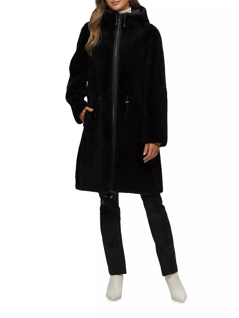 Gorski Reversible Shearling Lamb Parka Jacket 6