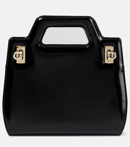 Salvatore Ferragamo Wanda Mini leather tote bag 1