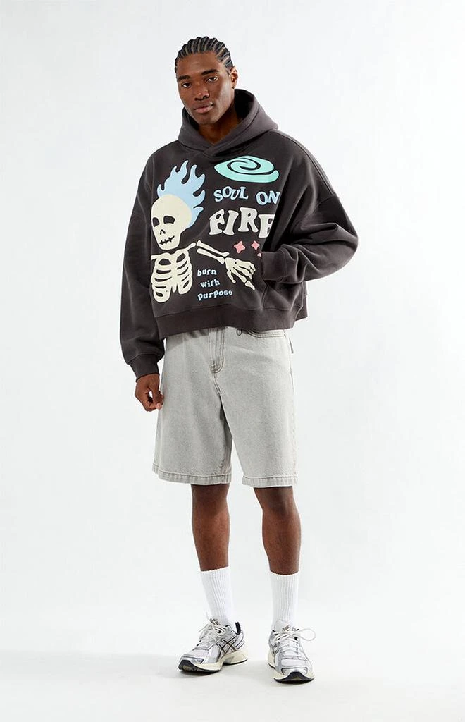 PacSun Soul On Fire Cropped Hoodie 5