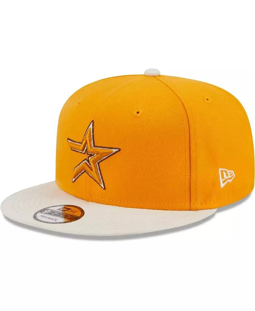 New Era Men's Gold Houston Astros Tiramisu 9FIFTY Snapback Hat 1
