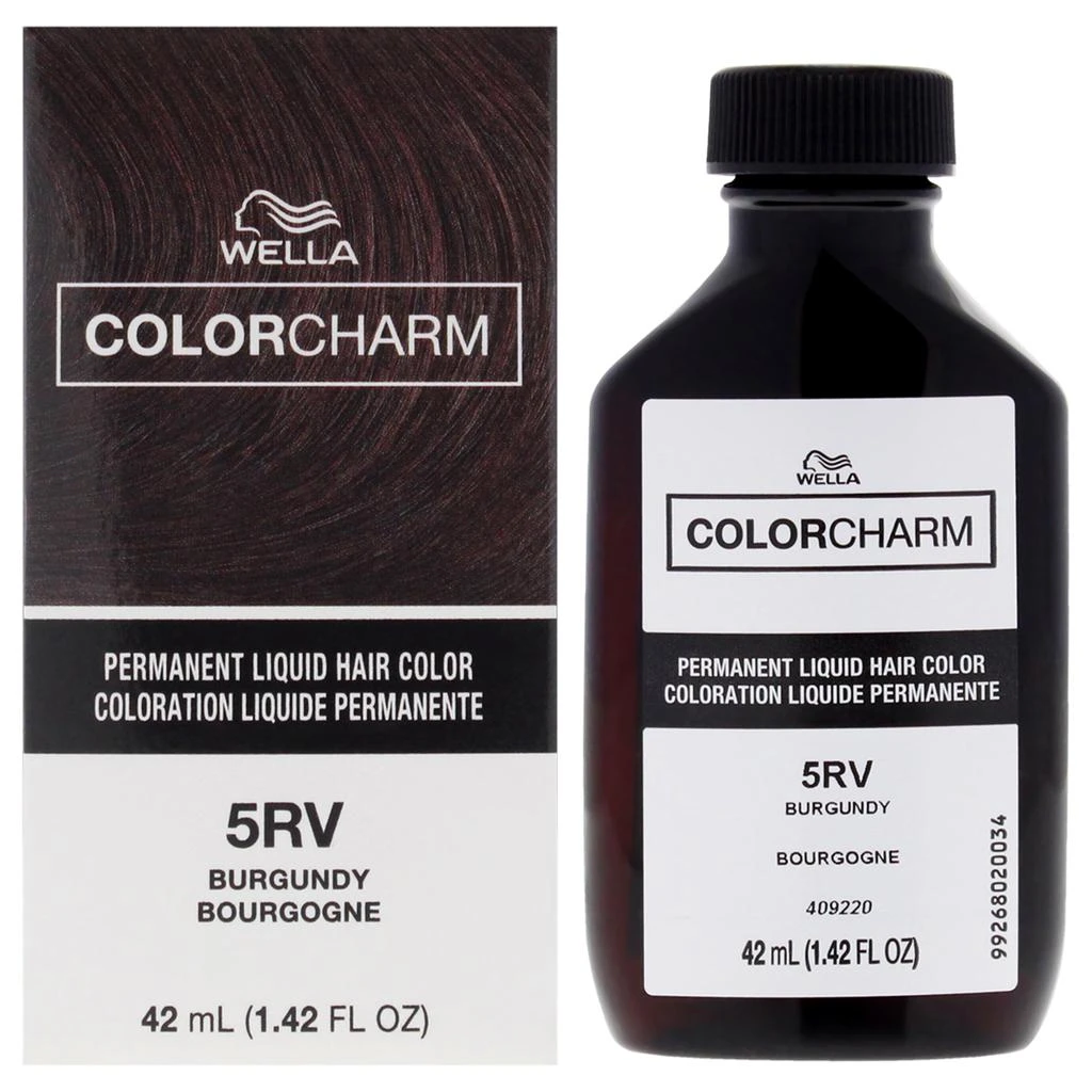 Wella Color Charm Permanent Liquid Hair Color - 5RV Burgundy by for Unisex - 1.42 oz Hair Color