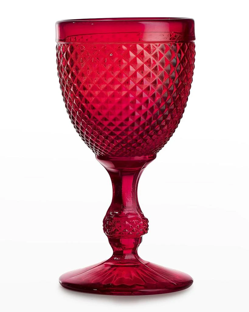 Vista Alegre Bicos Red Water Goblet Glass 1