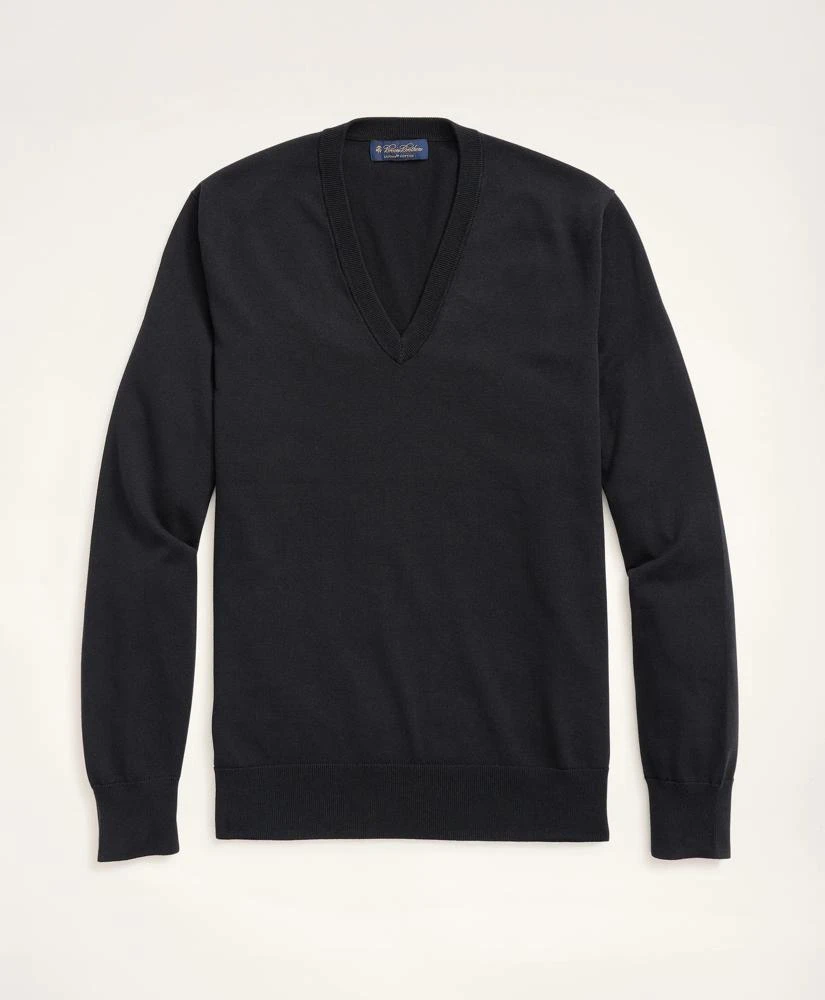 Brooks Brothers Supima® Cotton V-Neck Sweater