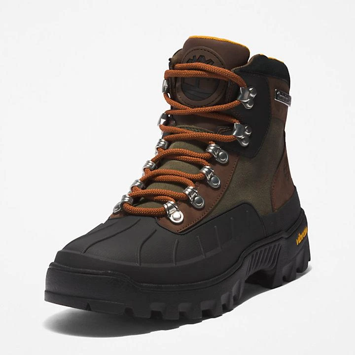 Timberland Vibram Waterproof Hiking Boot for Men in Dark Brown 9