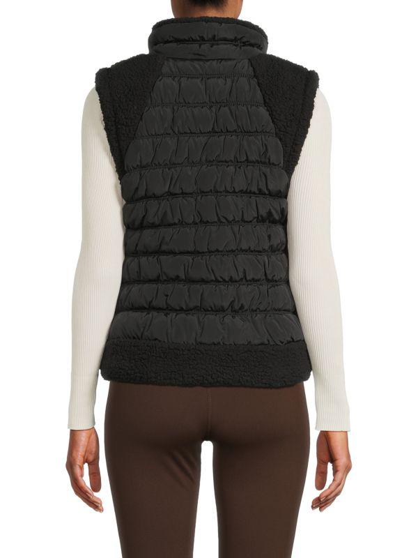 DKNY Sport Quilted Stand Collar Vest