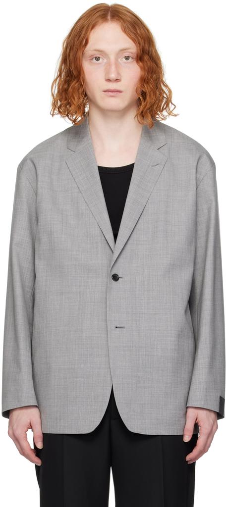 n.hoolywood Gray Tailored Blazer
