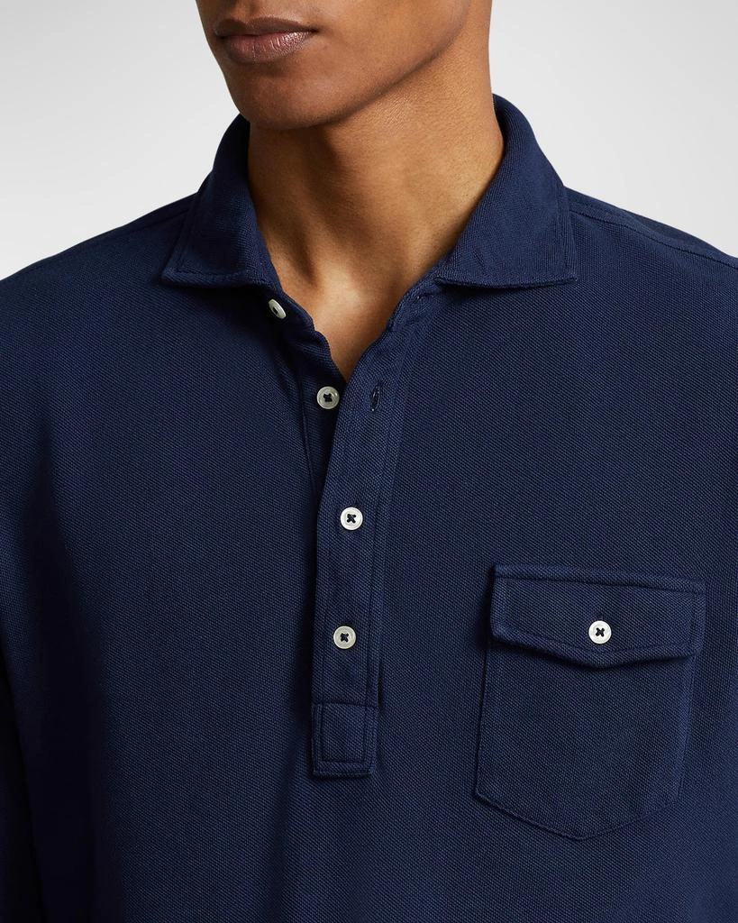 Ralph Lauren Men's Classic-Fit Long Sleeve Polo Shirt 5