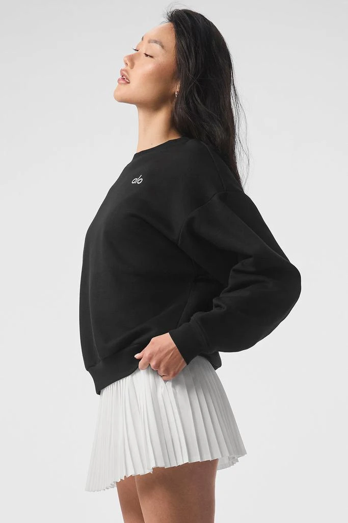 Alo Yoga Accolade Crew Neck Pullover - Black 3