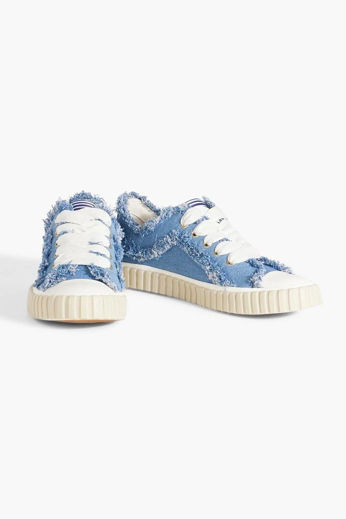 Zimmermann Frayed denim sneakers 2