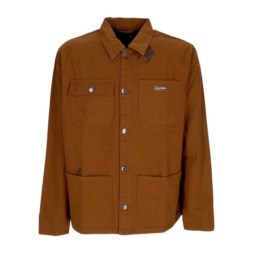 Dolly Noire Men's Workwear Jacket Desert Skull Site Jacket Beige