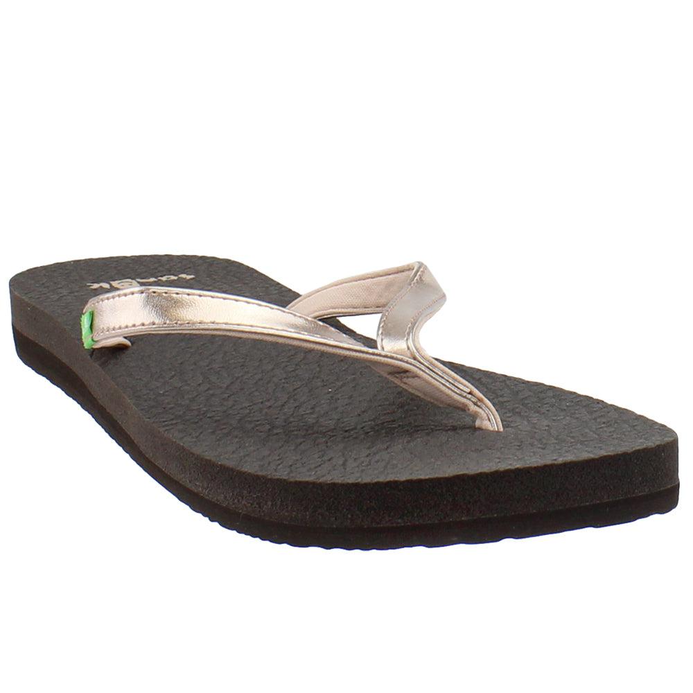 Sanuk Yoga Spree 4 Metallic Flip Flops
