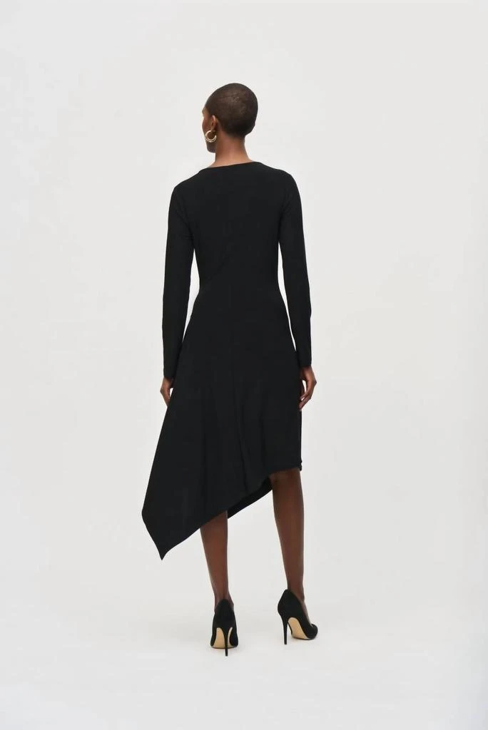 Shop Joseph Ribkoff - Long Sleeve Asymmetric Midi Fit And Flare Dress on  Sale at BeyondStyle  Get 80% Off Joseph Ribkoff - Long Sleeve Asymmetric  Midi Fit And Flare Dress with