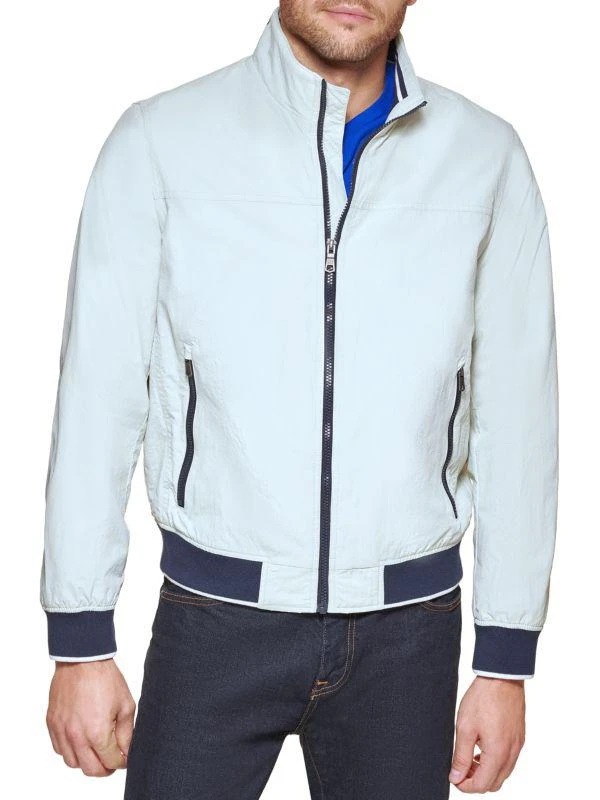 Tommy Hilfiger Mock Turtleneck Bomber Jacket 1