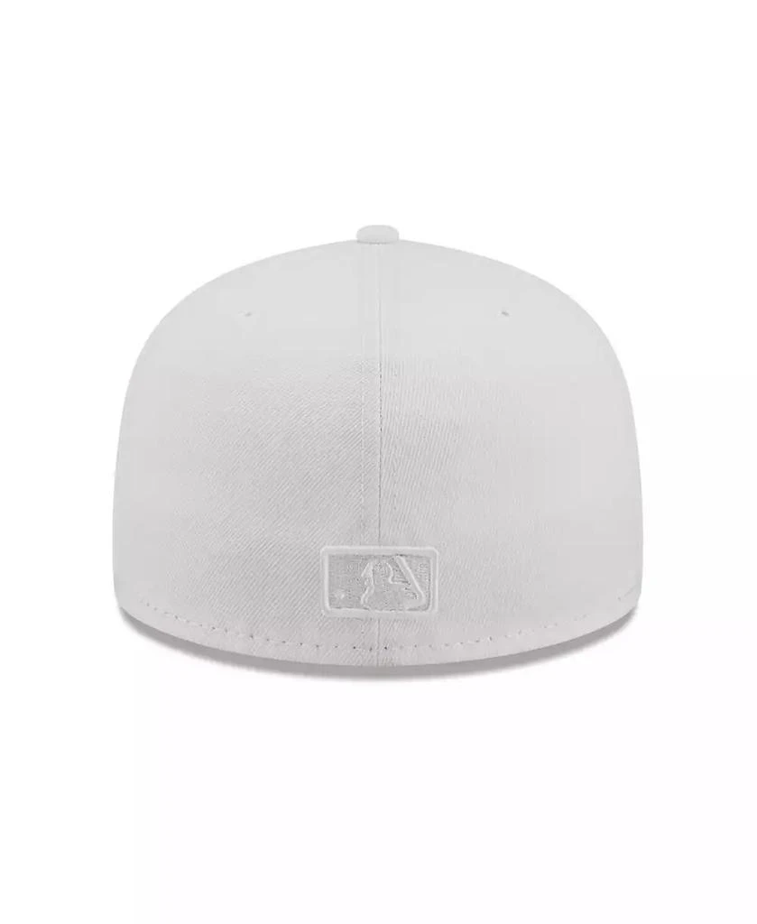 New Era Men's Los Angeles Dodgers White on White 59FIFTY Fitted Hat 5