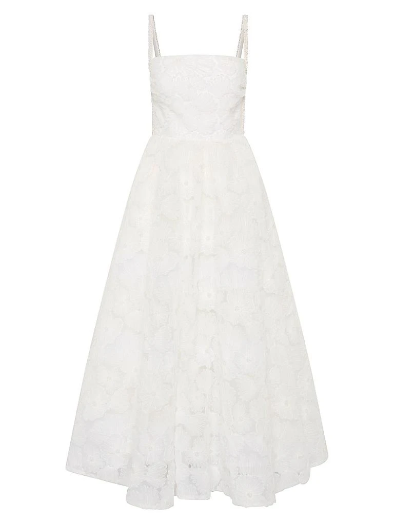 REBECCA VALLANCE Deliah High-Waisted Midi-Dress 1
