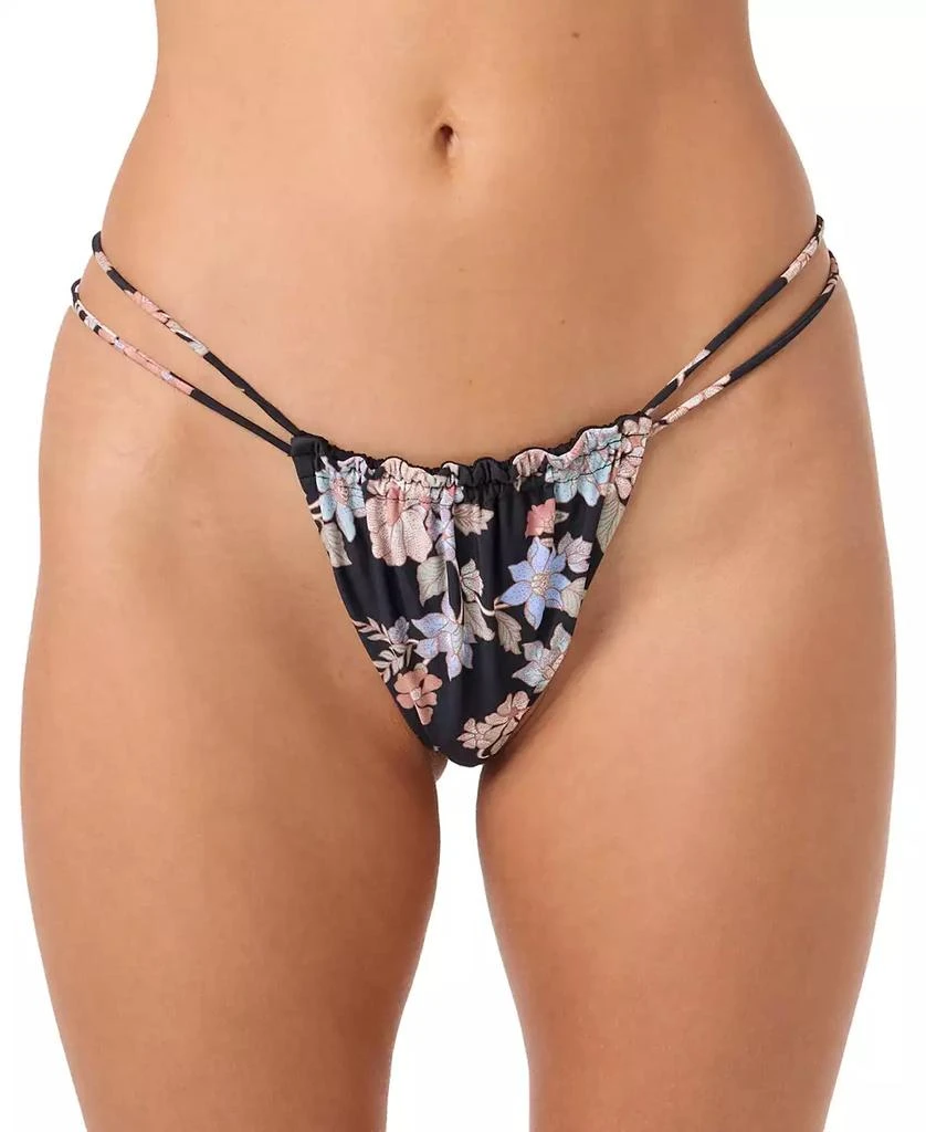 O
Neill Women
s Bali Floral Palos Verdes Skimpy Coverage Swim Bottoms 4