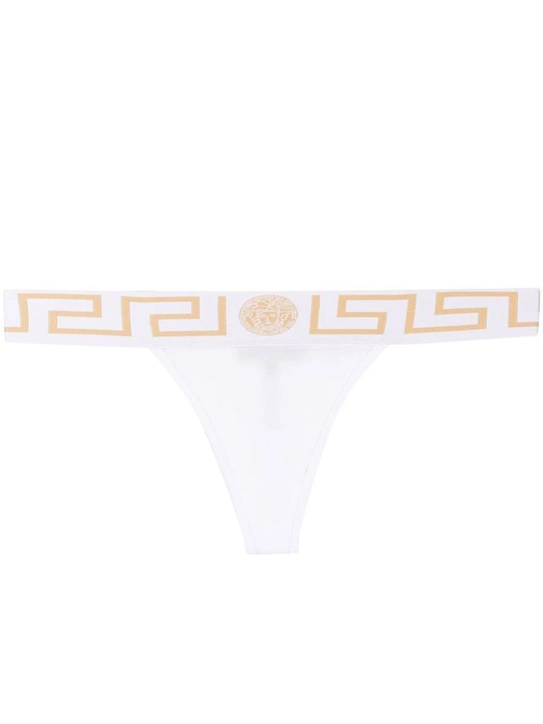 Versace Versace Greca Border Stretched Thongs 1