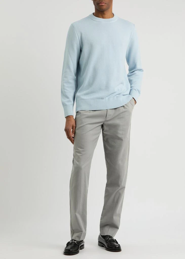 Hugo Boss Textured cotton jumper 4