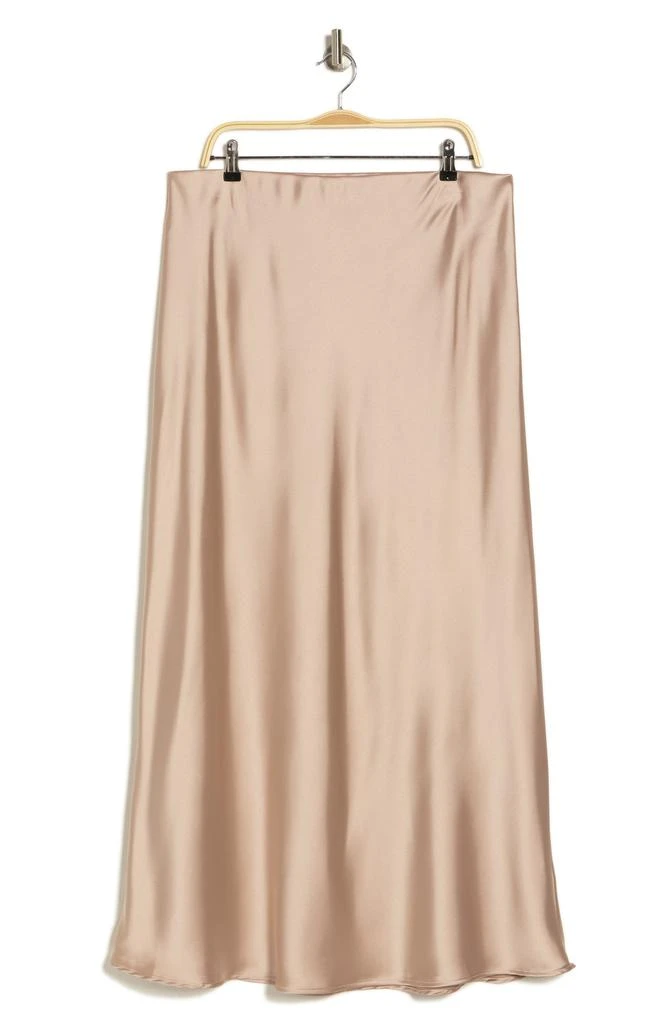 Renee C Satin A-Line Skirt 3