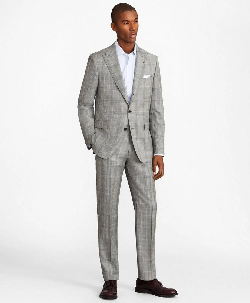 Brooks Brothers Regent Fit Three-Button Plaid 1818 Suit 1