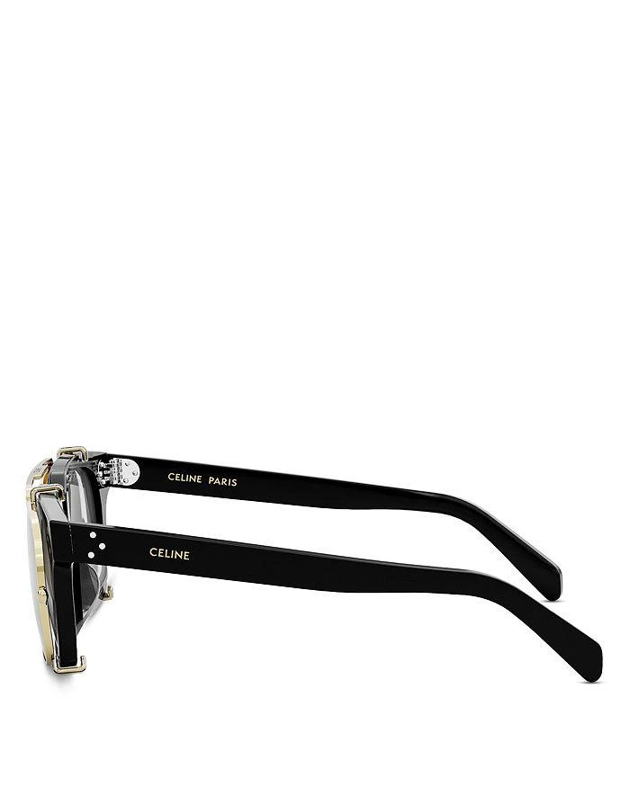 Celine Clip On Square Sunglasses, 50mm 3