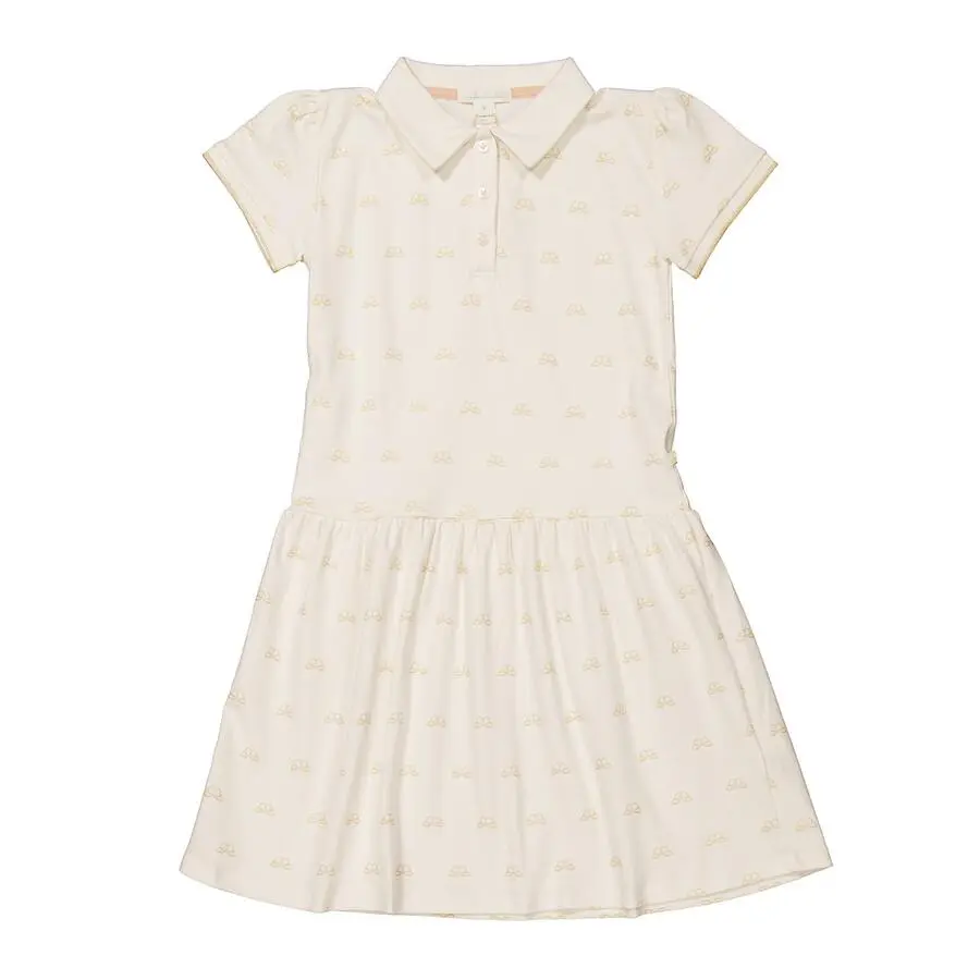 Marie Chantal Marie Chantal Kids Angel Wing Printed Polo Dress, Size 6Y