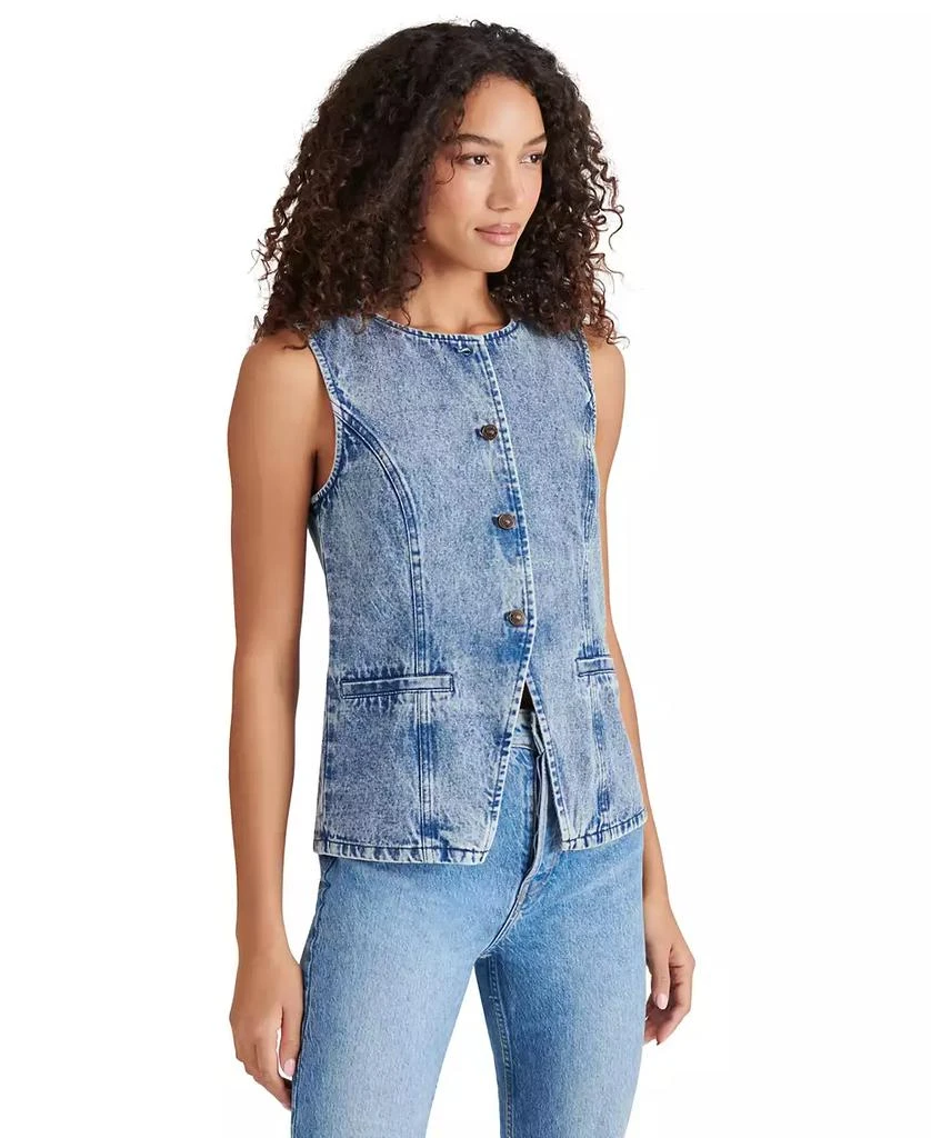 Steve Madden Women's Wesley Denim Vest 3