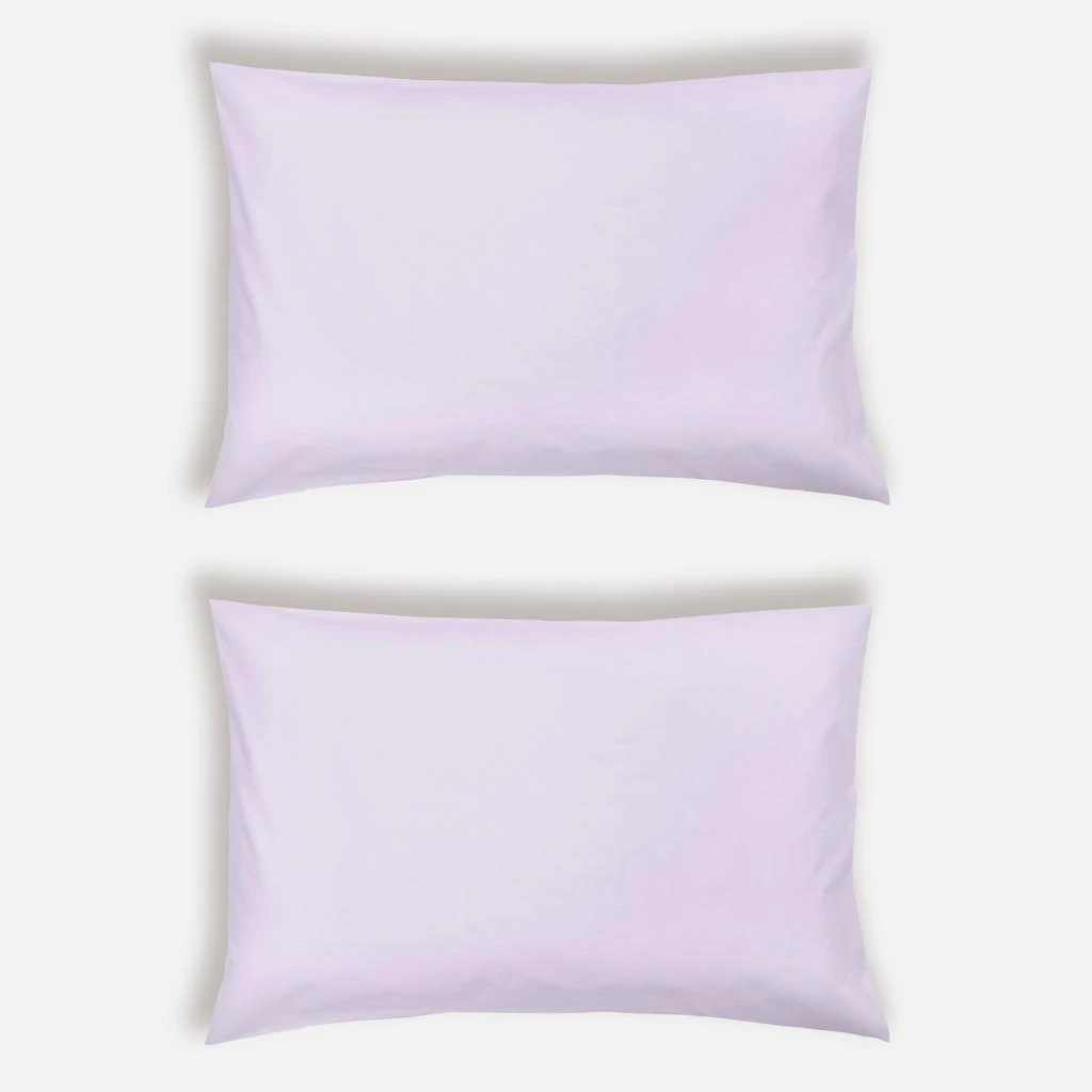 ïn home ïn home 200 Thread Count 100% Organic Cotton Pillowcase Pair - Lilac 1