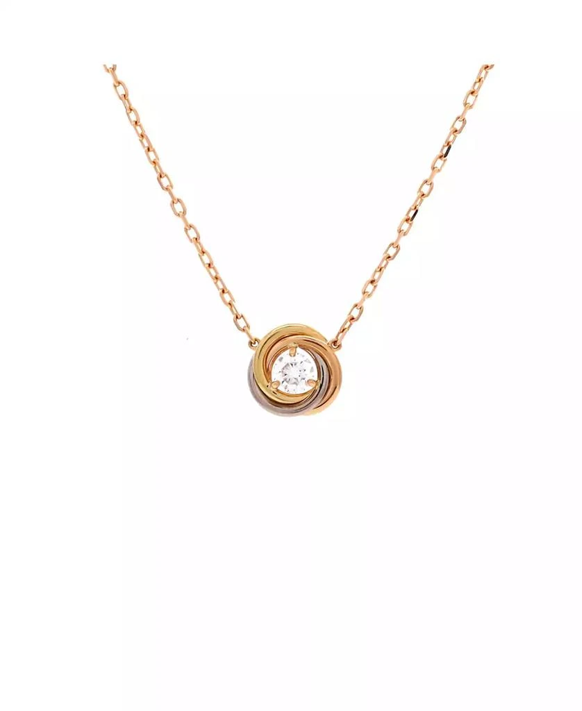 Cartier Trinity Diamond Pendant Necklace