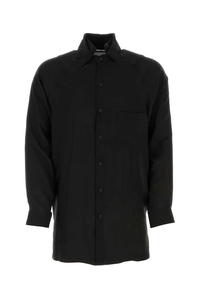 YOHJI YAMAMOTO Yohji Yamamoto Long-Sleeved Button-Up Shirt 1