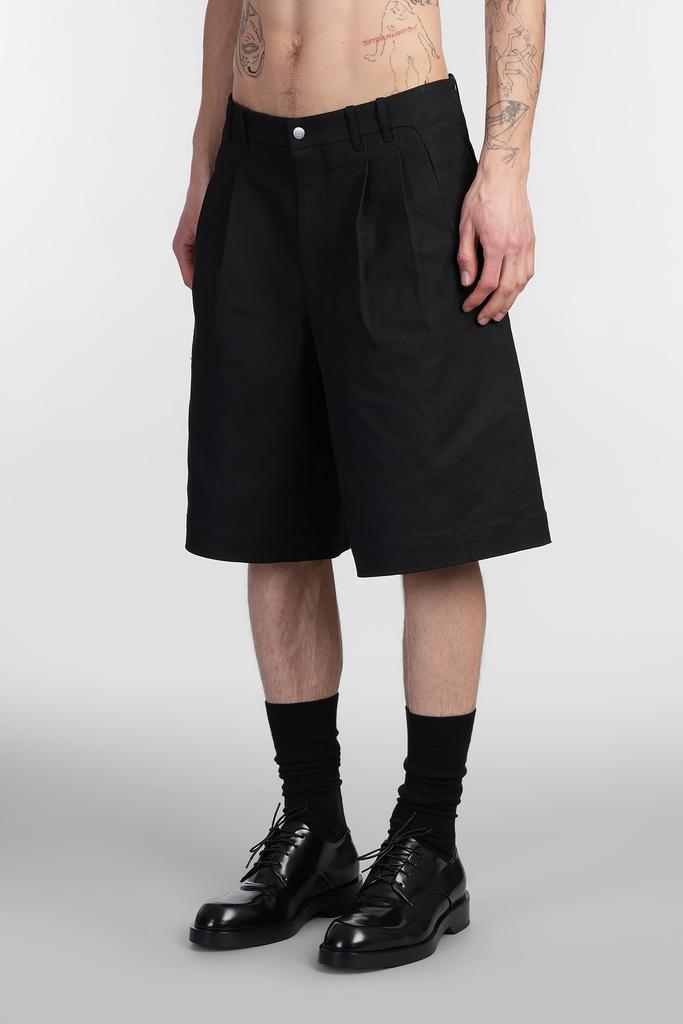 J.L-A.L Static Short Shorts In Black Cotton