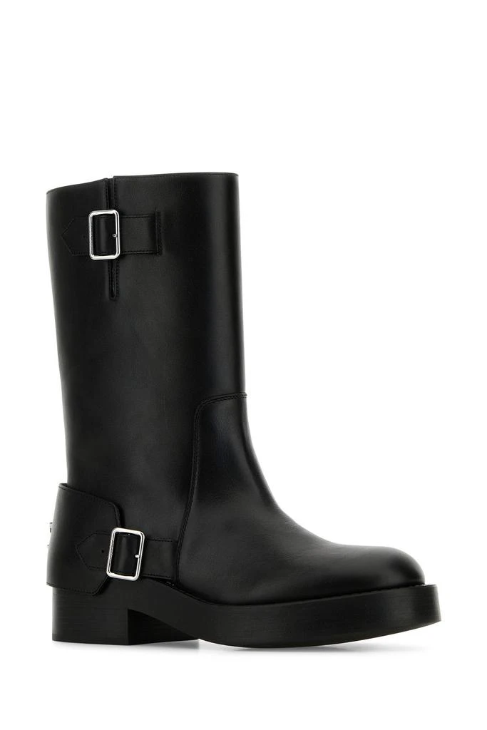 courreges Black leather Americana boots 1