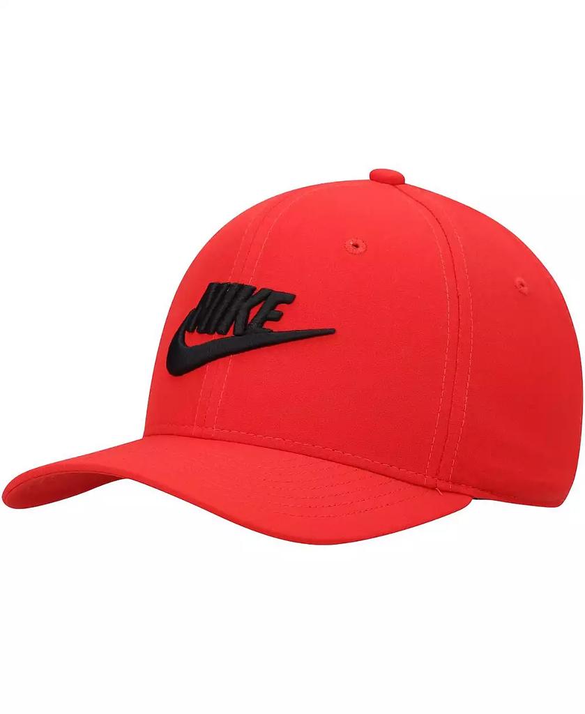 NIKE Men's Red Classic99 Futura Swoosh Performance Flex Hat