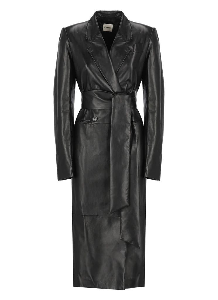 Khaite Leather Coat 1