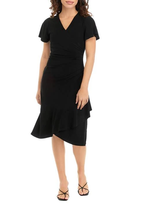 AK Anne Klein Anne Klein Petite Faux Wrap Dress 1